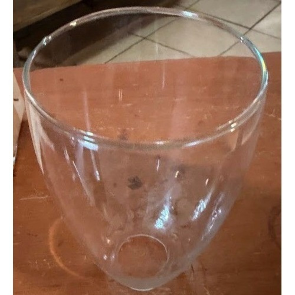 Clear Glass Kerosene Lantern Globe Replacement Oil Lamp Chimney Shade